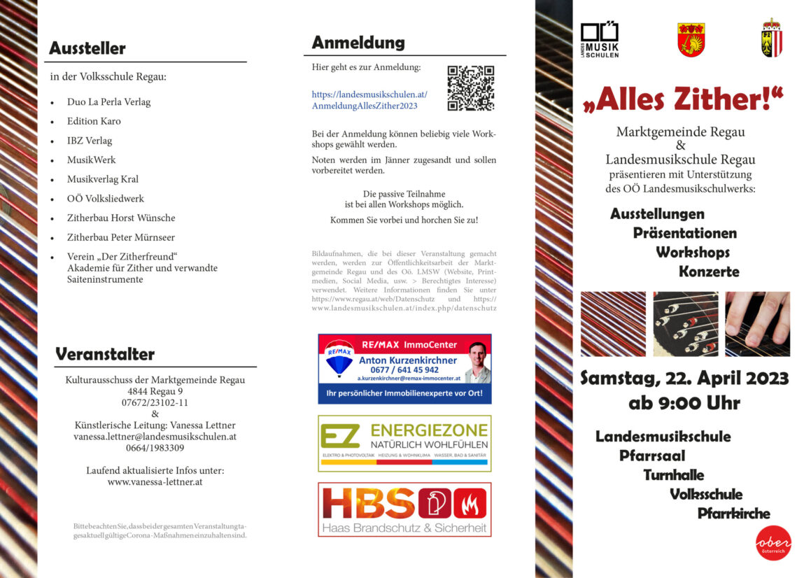 Plakat Alles Zither